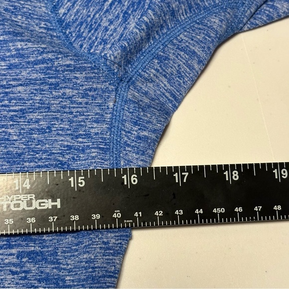 Nike Women's Heathered Blue Quarter-Zip Sweatshirt - Picture 8 of 12